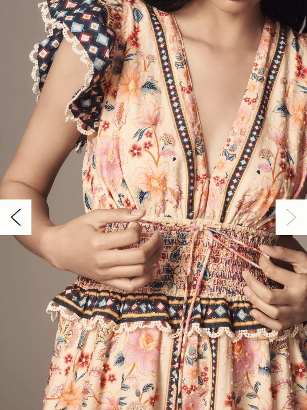 Farm Rio Superbloom Tapestry Ruffle Maxi Dress - Picture 3 of 8